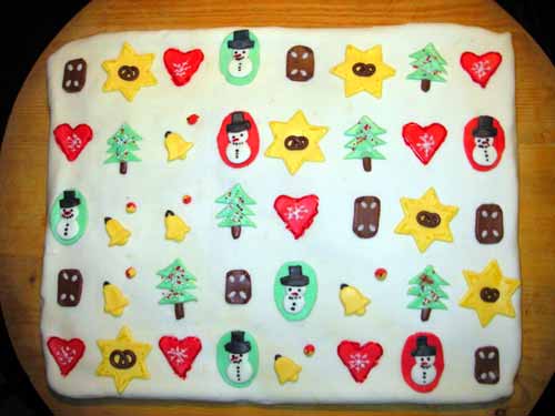 Adventskuchen - Arbeitsaufwand 8 Std.